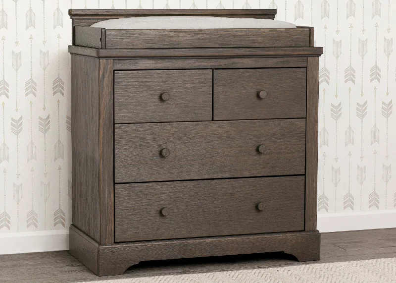 Paloma 4 Drawer Dresser with Changing Top and Interlocking Drawers